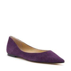Annika Pointed Toe Flat BOTKIER Dark Amethyst NIB